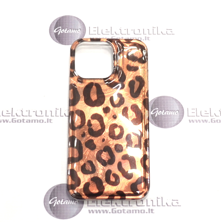 Safari Cinnamon Leopard dėklas nugarėlė Apple iPhone 16 Pro Max 2 Safari cinnamon leopard deklas Apple iPhone 16 pro max 2