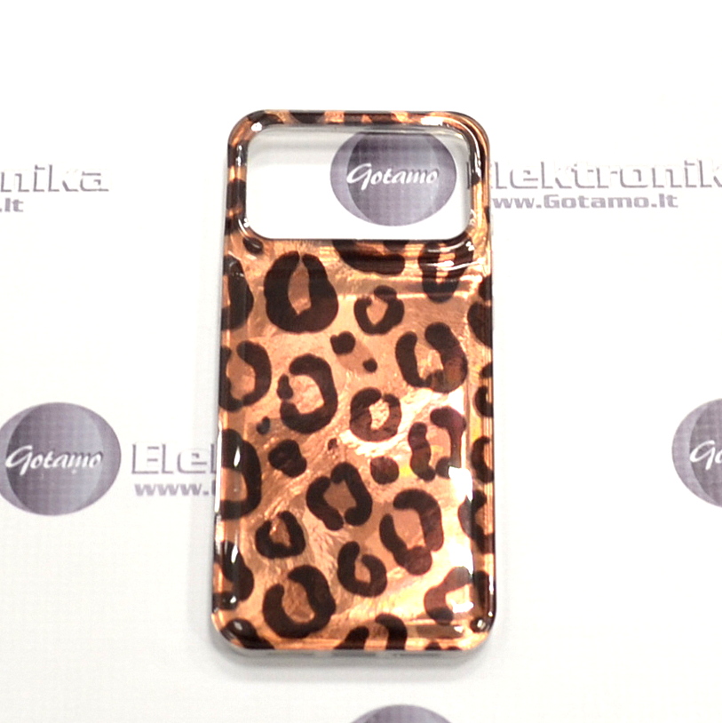 Safari Cinnamon Leopard dėklas nugarėlė Apple iPhone 17 Pro Max 2 Safari cinnamon leopard deklas Apple iPhone 17 pro max 2