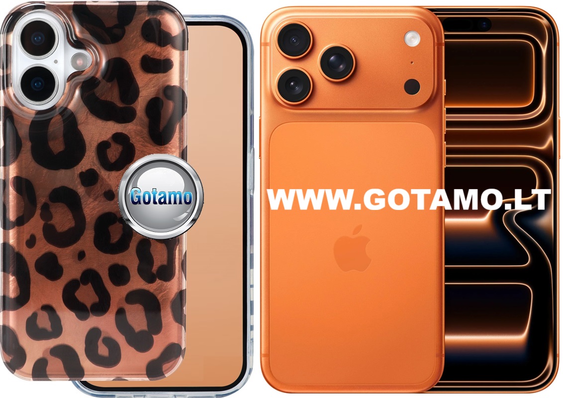 Safari Cinnamon Leopard dėklas nugarėlė Apple iPhone 17 Pro Max 1 Safari cinnamon leopard deklas Apple iPhone 17 pro max