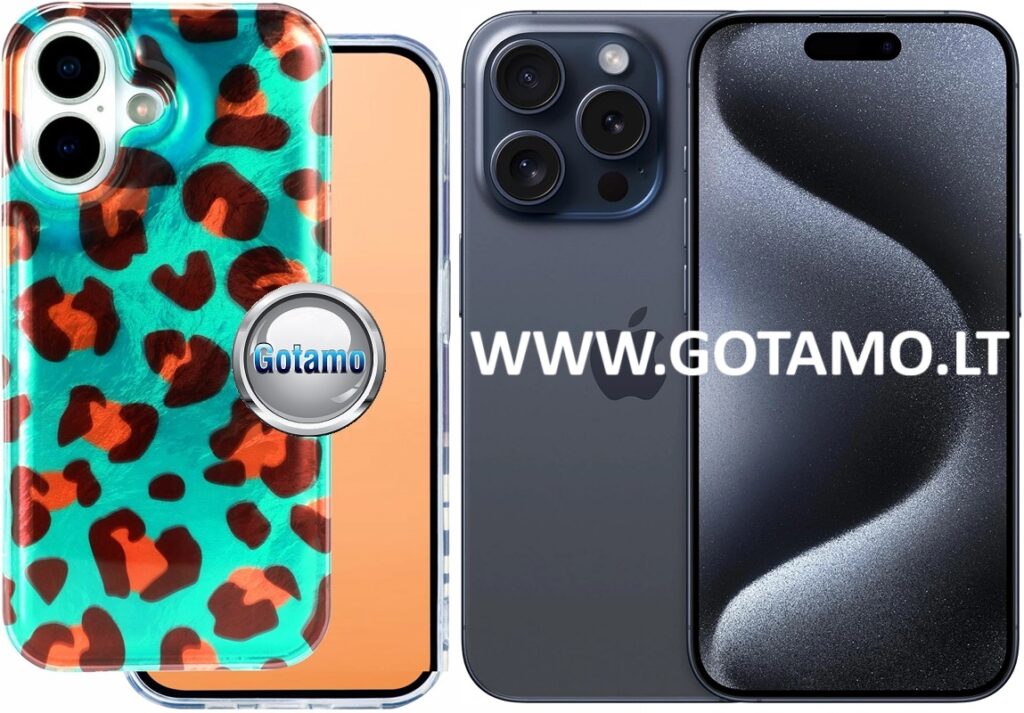Safari mint leopard deklas Apple iPhone 15 pro