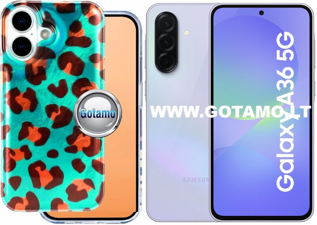 Safari Mint Leopard dėklas Samsung Galaxy A36