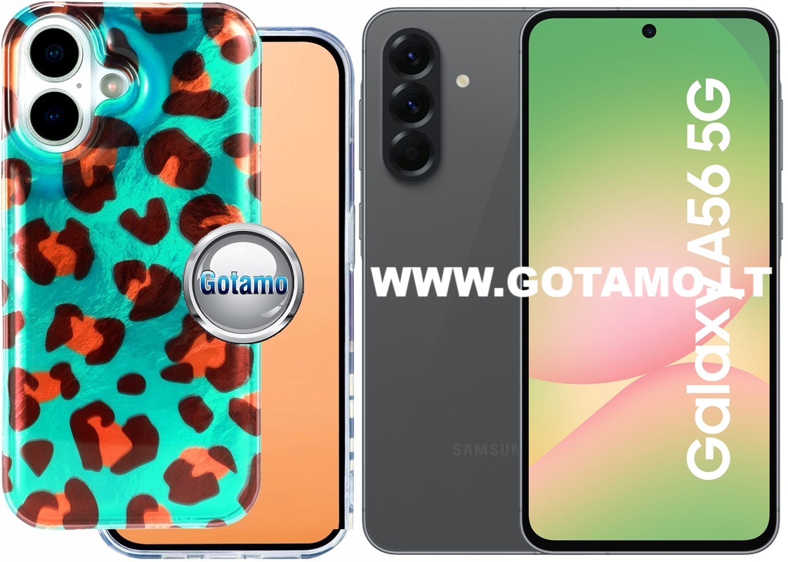 Safari Mint Leopard dėklas nugarėlė Samsung Galaxy A56 1 Safari Mint Leopard dėklas Samsung Galaxy A56