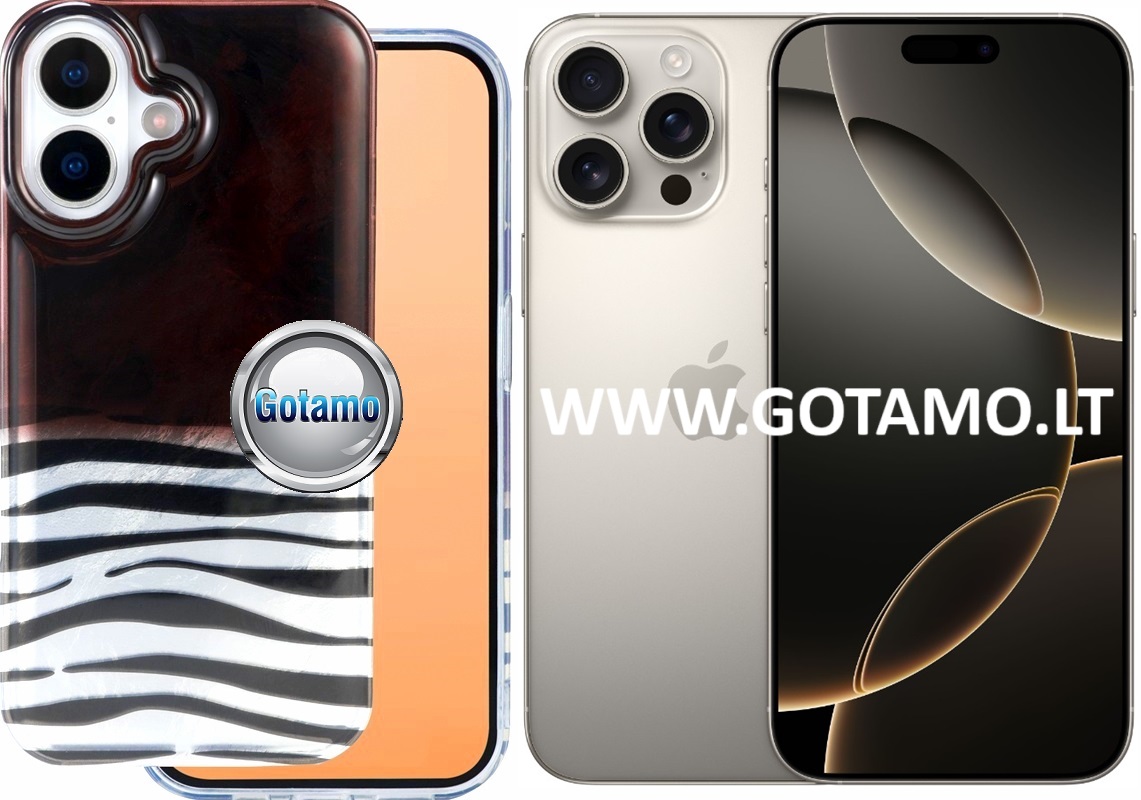 Safari Mocha Zebra dėklas nugarėlė Apple iPhone 16 Pro 1 Safari mocha zebra deklas Apple iPhone 16 pro