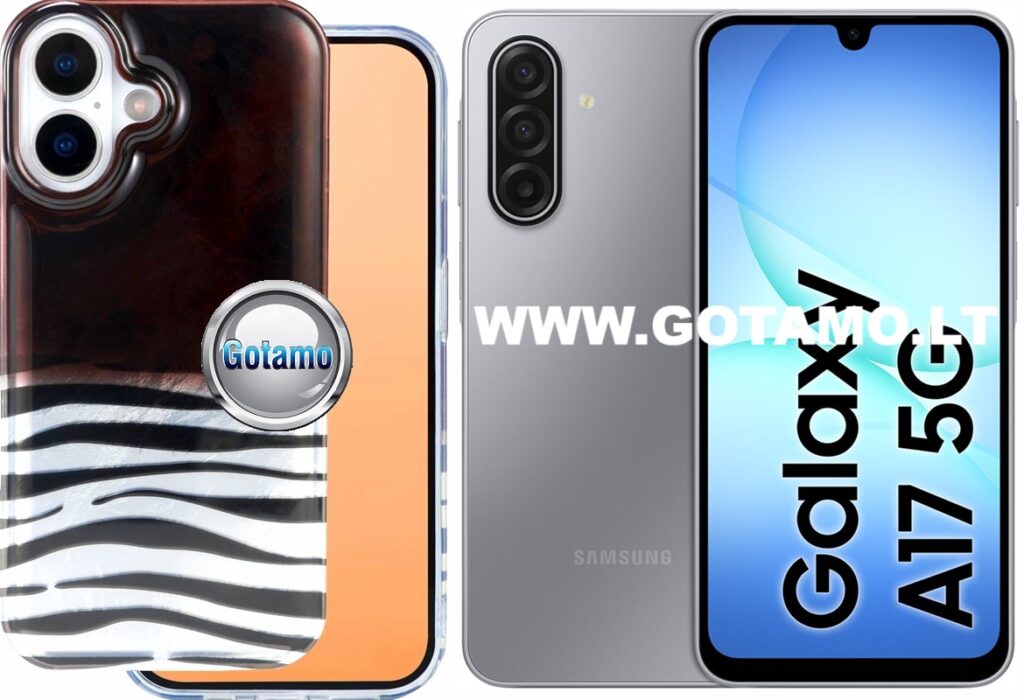 Safari Mocha Zebra dėklas Samsung Galaxy A17 (SM-A176B)