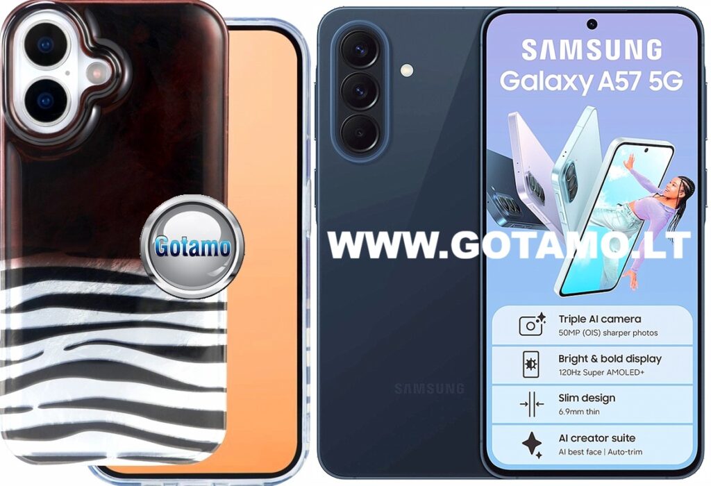Safari Mocha Zebra dėklas Samsung Galaxy A57