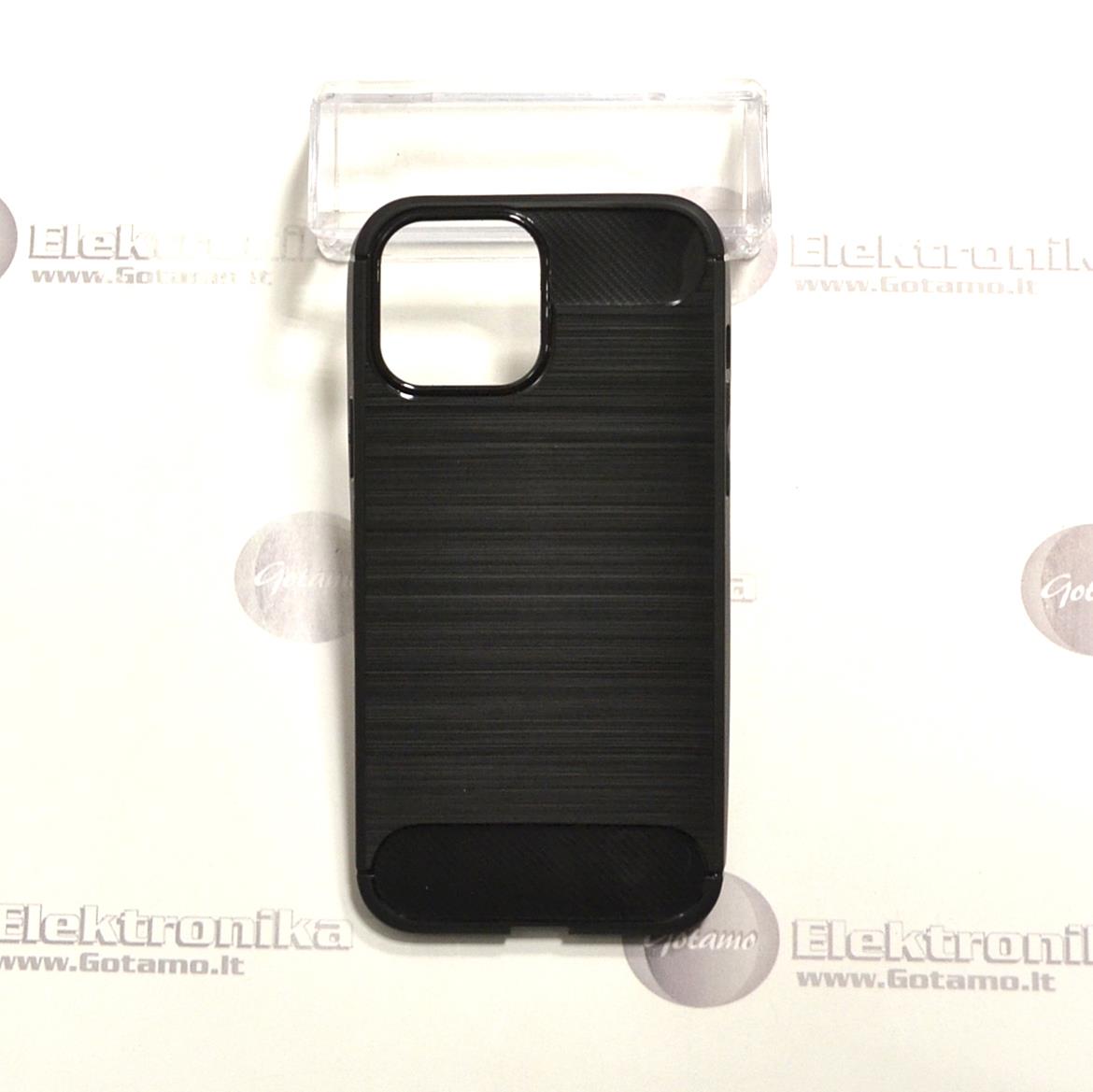 Siege dėklas nugarėlė Apple iPhone 13 Pro Max mobiliesiems telefonams juodos spalvos 2 Siege deklas Apple iPhone 13 pro max juodos 2
