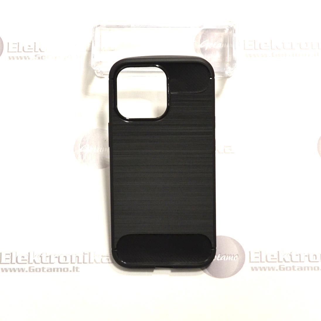 Siege dėklas nugarėlė Apple iPhone 13 Pro mobiliesiems telefonams juodos spalvos 2 Siege deklas Apple iPhone 13 pro juodos 2