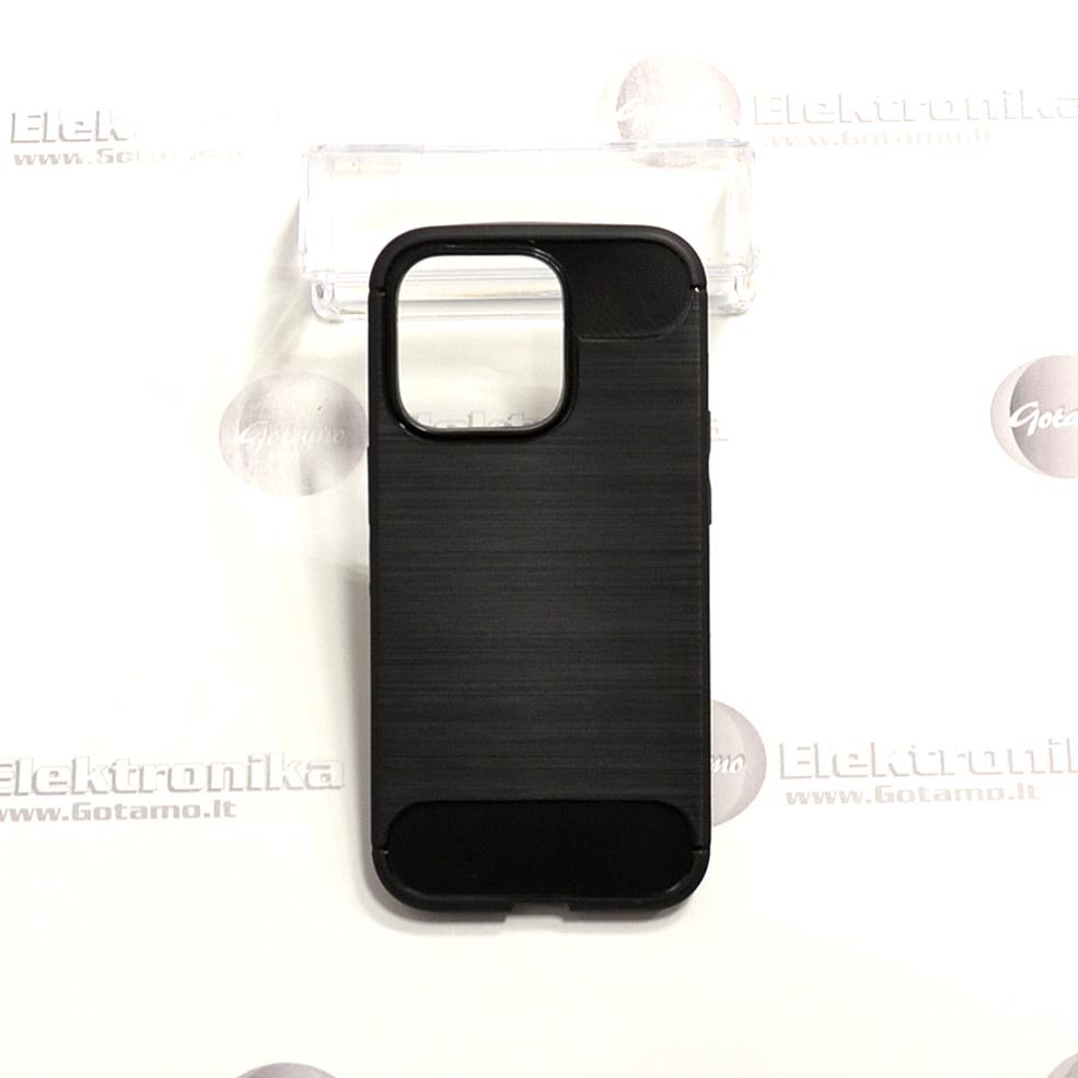 Siege dėklas nugarėlė Apple iPhone 14 Pro mobiliajam telefonui juodos spalvos 2 Siege deklas Apple iPhone 14 pro juodos 2