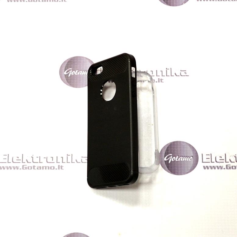 Siege dėklas nugarėlė Apple iPhone 5 5s SE mobiliesiems telefonams juodos spalvos 4 Siege deklas Apple iPhone 5 5s se juodos 4