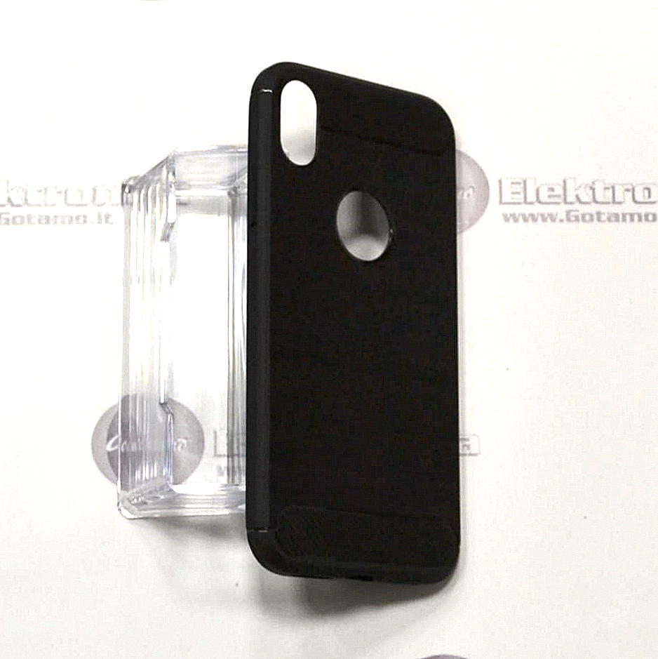Siege dėklas nugarėlė Apple iPhone XR mobiliesiems telefonams juodos spalvos 3 Siege deklas Apple iPhone xr juodos 3
