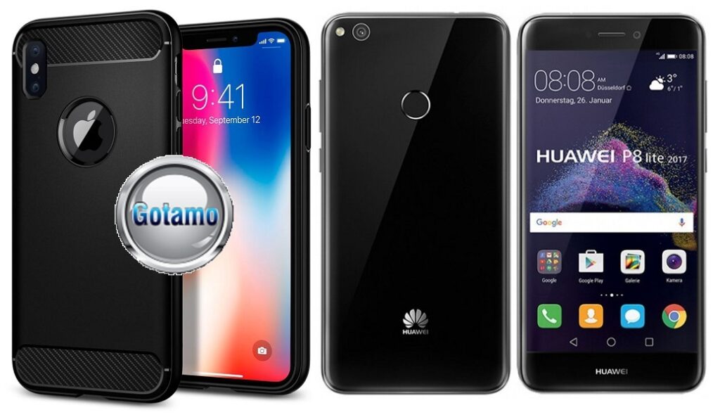 Siege dėklas nugarėlė Huawei P9 Lite (2017) mobiliesiems telefonams juodos spalvos