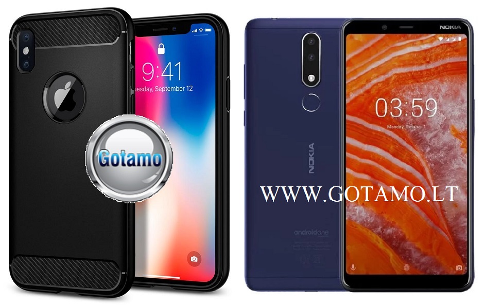 Siege dėklas nugarėlė Nokia 3.1 Plus