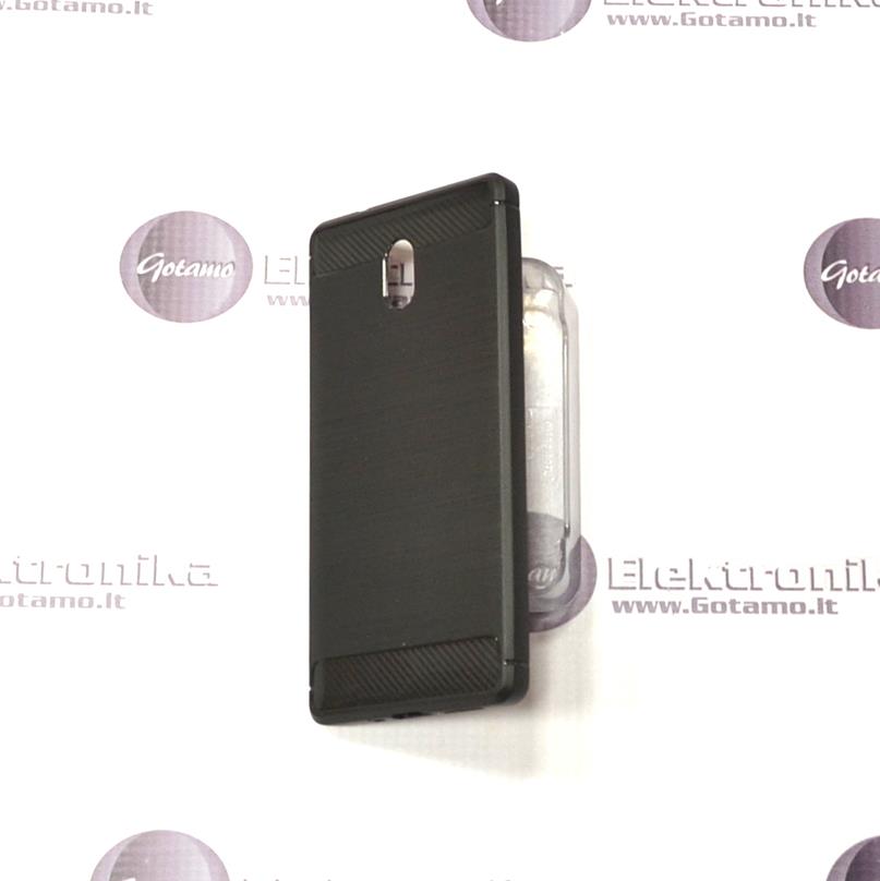 Siege dėklas nugarėlė Nokia 3 mobiliesiems telefonams juodos spalvos 3 Siege dėklas nugarėlė Nokia 3 – 3 nuotrauka