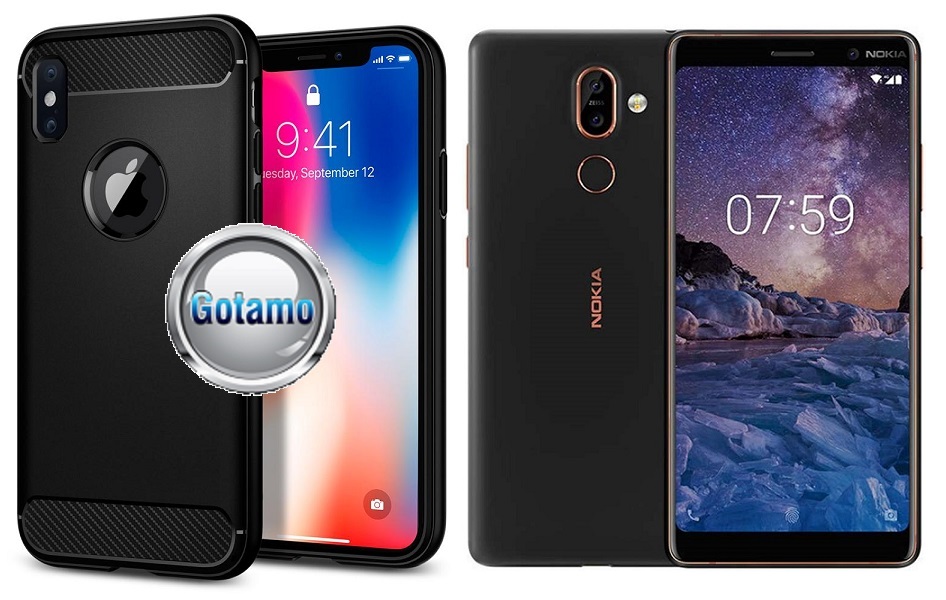 Siege dėklas nugarėlė Nokia 7 Plus