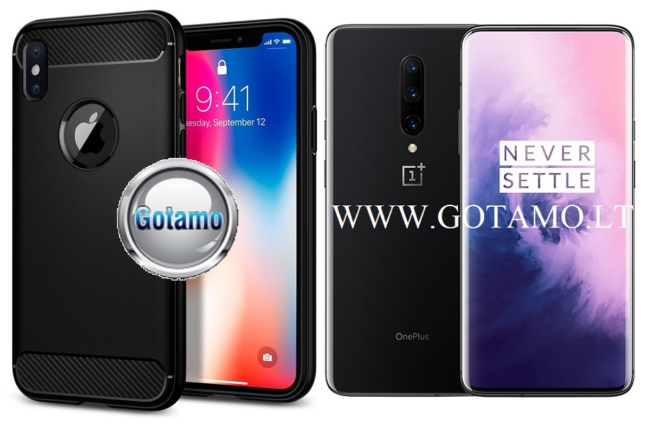 Siege dėklas OnePlus 7 Pro juodos spalvos