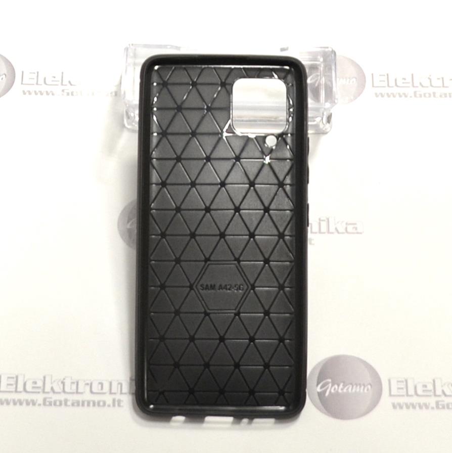 Siege dėklas nugarėlė Samsung Galaxy A42 5G mobiliesiems telefonams juodos spalvos 3 Siege dėklas Samsung Galaxy A42 5G – nuotrauka 3