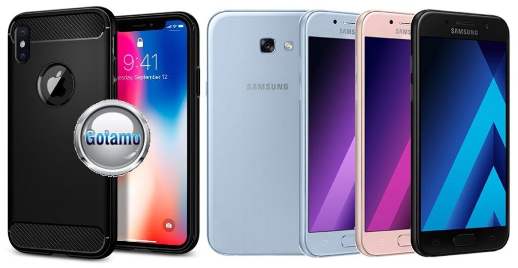 Siege dėklas Samsung Galaxy A5 (2017) juodos spalvos