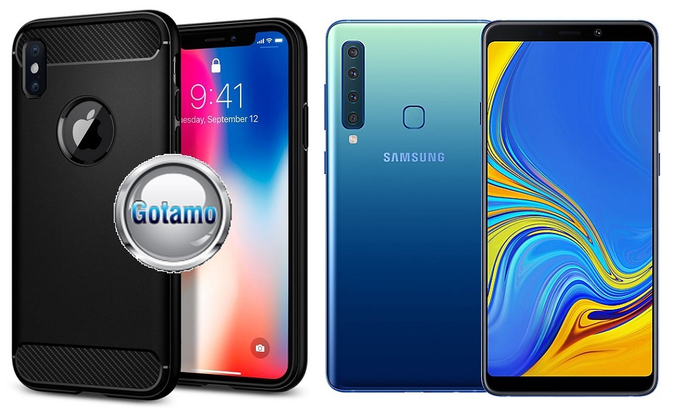 Siege dėklas Samsung Galaxy A9 (2018) juodos spalvos