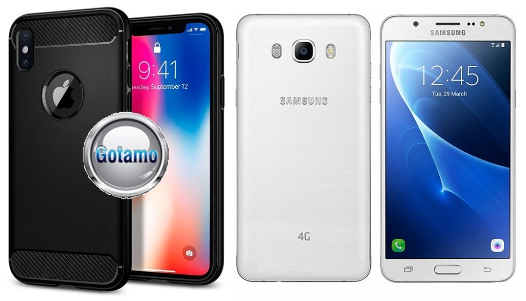Siege dėklas Samsung Galaxy J5 (2016) juodos spalvos