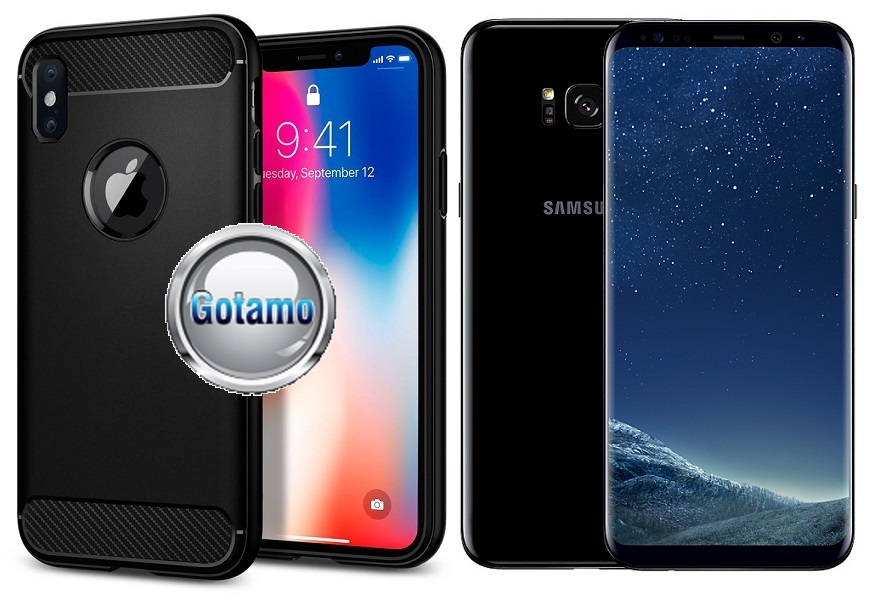 Siege dėklas Samsung Galaxy S8+ juodos spalvos