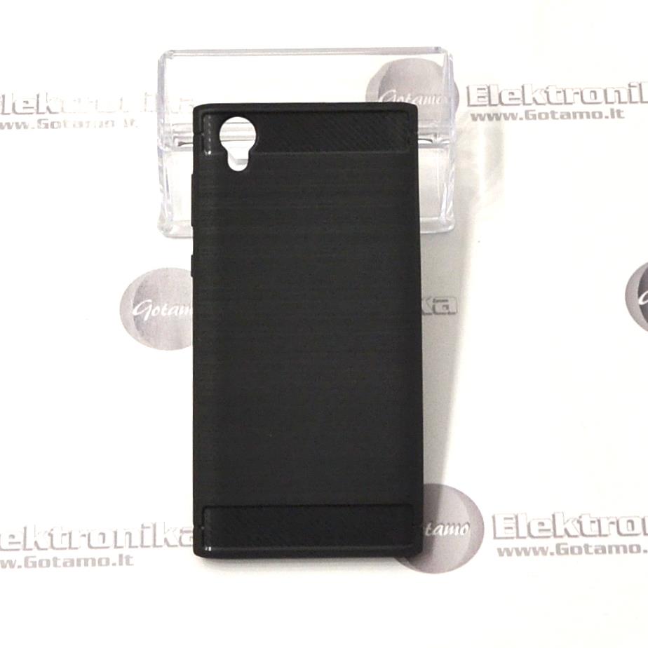 Siege dėklas nugarėlė Sony Xperia L1 mobiliesiems telefonams juodos spalvos 2 Siege dėklas Sony Xperia L1 apsauga telefonui Sony Xperia L1