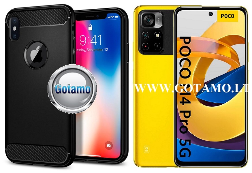 Siege dėklas nugarėlė Xiaomi Poco M4 Pro 5G, Xiaomi Redmi Note 11T 5G mobiliesiems telefonams juodos spalvos