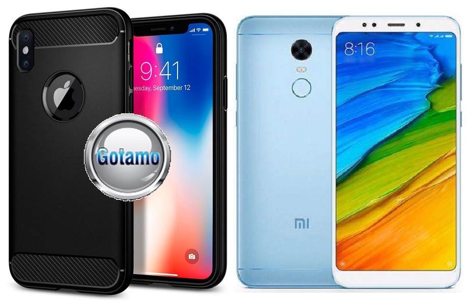 Siege dėklas nugarėlė Xiaomi Redmi 5 mobiliesiems telefonams juodos spalvos