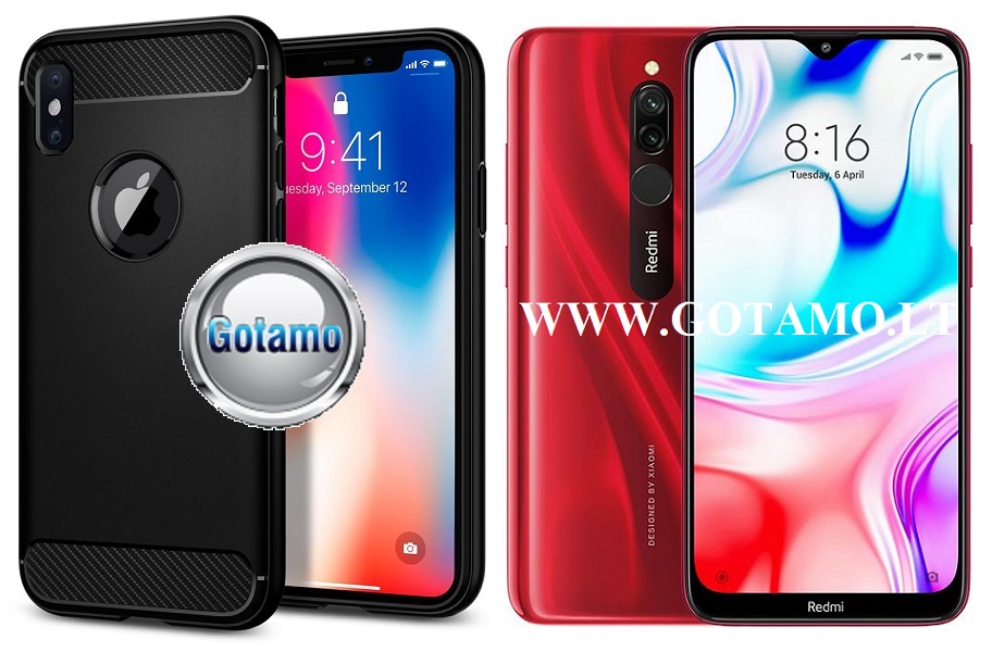 Siege dėklas nugarėlė Xiaomi Redmi 8 8A mobiliesiems telefonams juodos spalvos