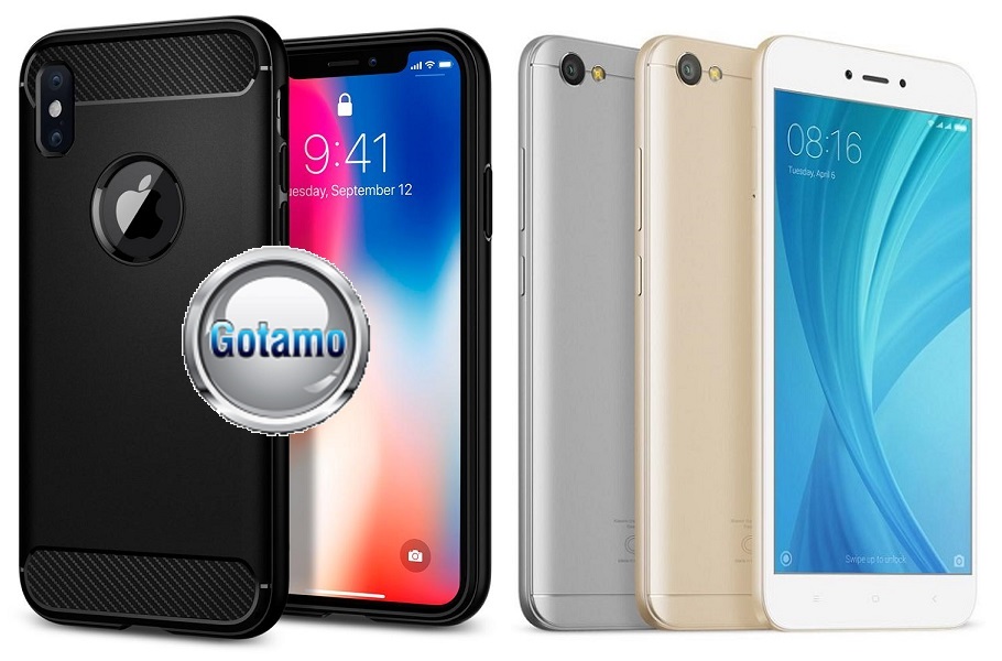 Siege dėklas nugarėlė Xiaomi Redmi Note 5A mobiliesiems telefonams juodos spalvos