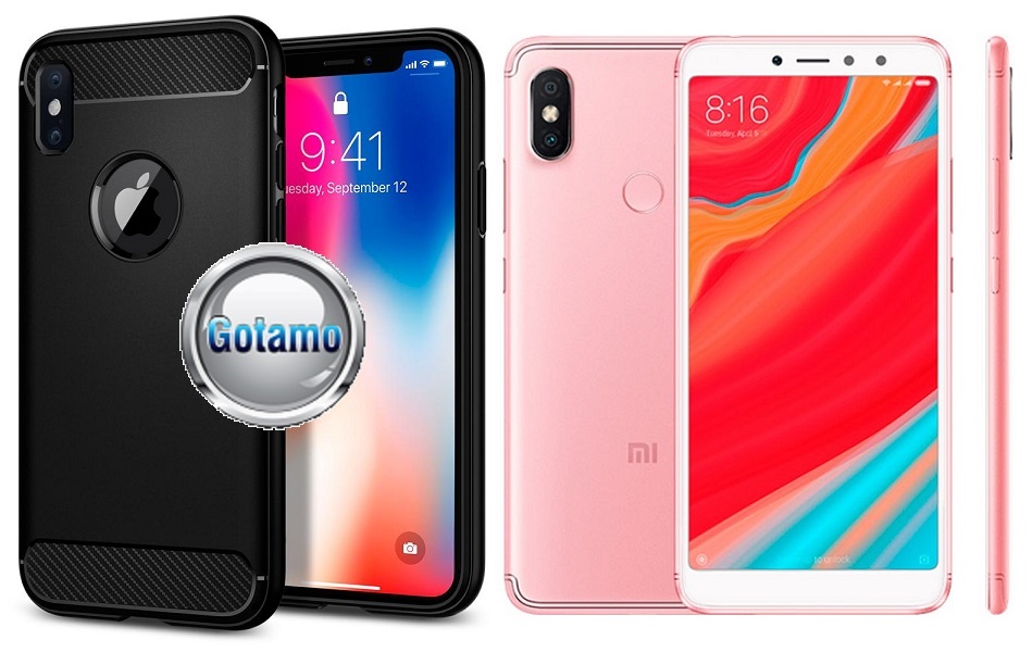 Siege dėklas nugarėlė Xiaomi Redmi S2 mobiliesiems telefonams juodos spalvos