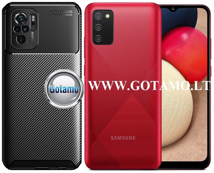 Siege2 dėklas Samsung Galaxy A03s juodos spalvos