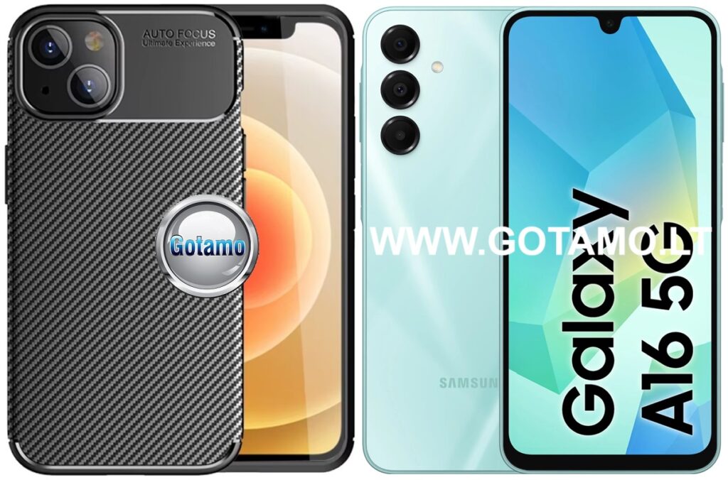 Siege2 dėklas Samsung Galaxy A16 5G juodos spalvos