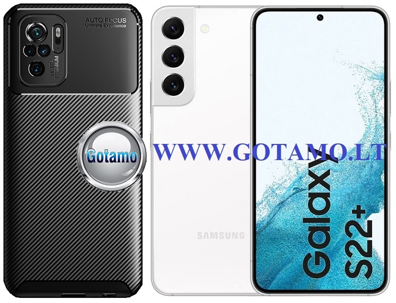 Siege2 dėklas Samsung Galaxy S22+ 5G mobiliajam juodos spalvos