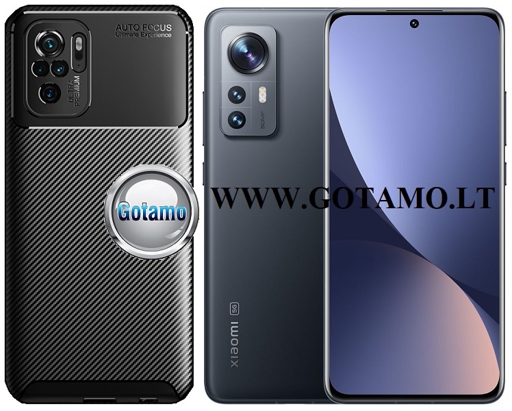 Siege2 dėklas nugarėlė Xiaomi 12, Xiaomi 12X, Xiaomi 12S mobiliesiems telefonams juodos spalvos 1 Siege2 dėklas nugarėlė Xiaomi 12, Xiaomi 12X, Xiaomi 12S mobiliesiems telefonams juodos spalvos