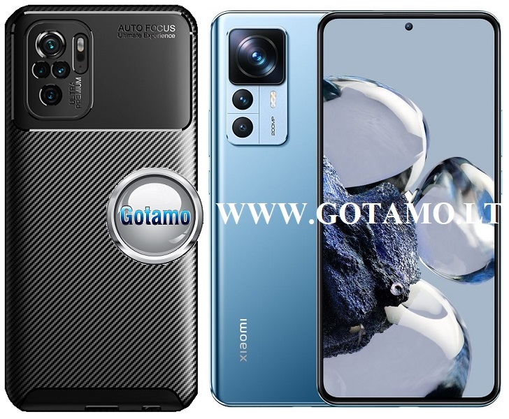 Siege2 dėklas nugarėlė Xiaomi 12T, Xiaomi 12T Pro mobiliesiems telefonams juodos spalvos