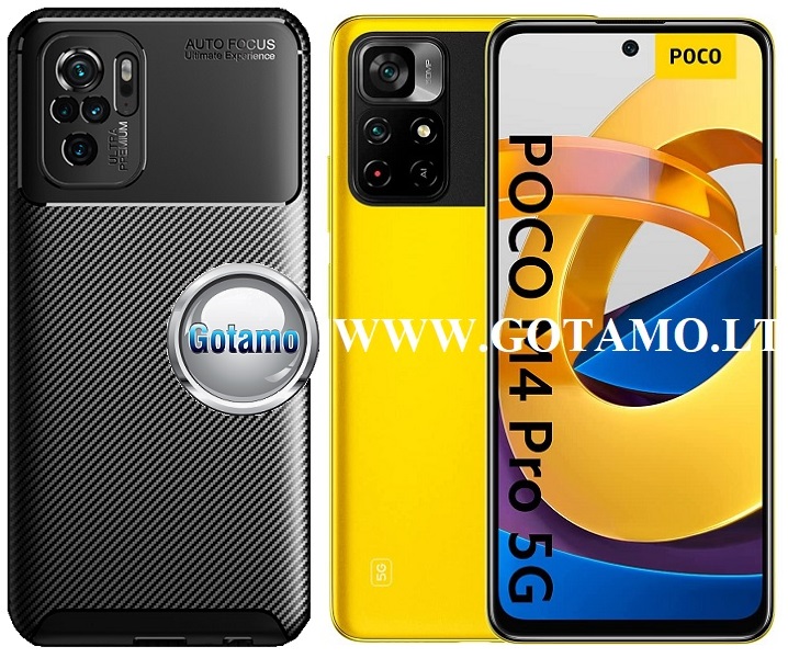 Siege2 dėklas nugarėlė Xiaomi Poco M4 Pro 5G, Xiaomi Redmi Note 11T 5G mobiliesiems telefonams juodos spalvos