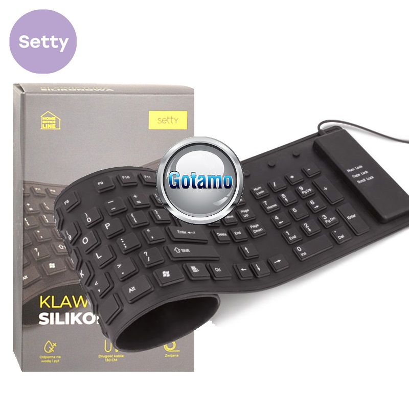 Silikoninė lanksti klaviatūra