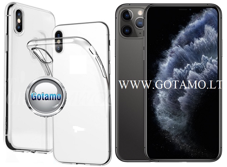 Skin silikoninis deklas 1mm storio Apple iPhone 11 pro max