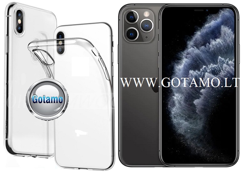 Skin silikoninis deklas 1mm storio Apple iPhone 11 pro