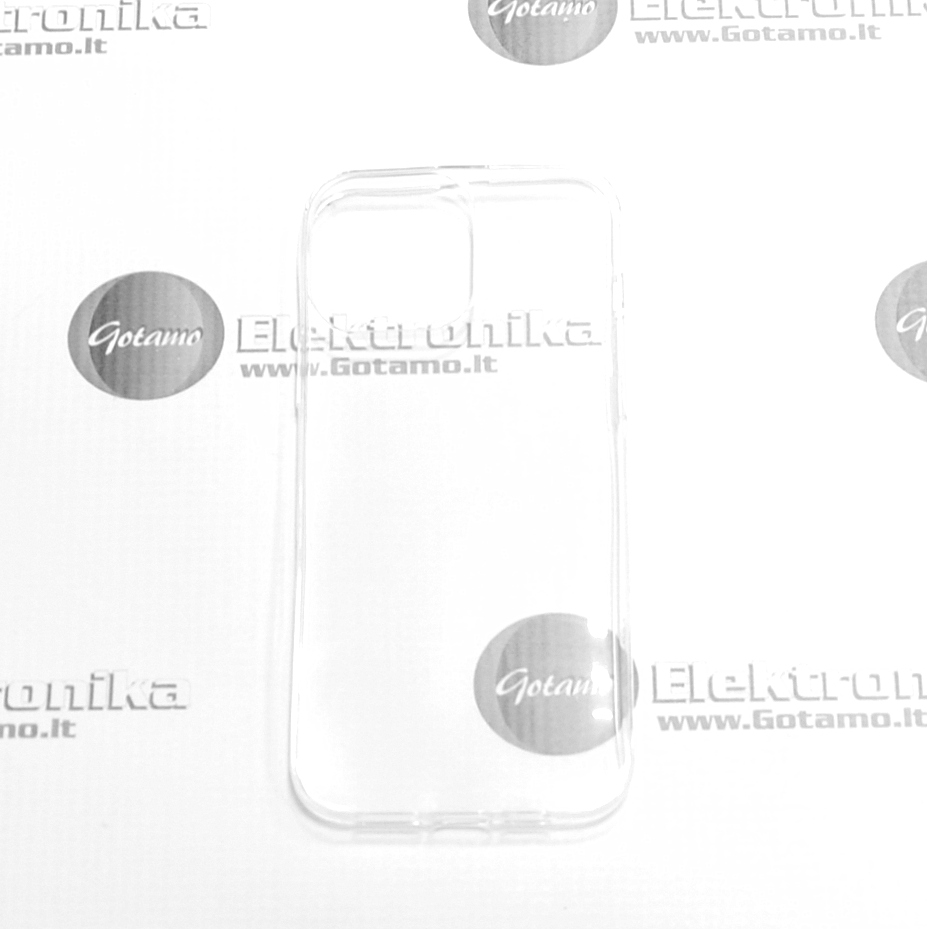 Skin silikoninis dėklas 1MM storio Apple iPhone 13 Pro Max telefonui 2 Skin silikoninis deklas 1mm storio Apple iPhone 13 pro max 2