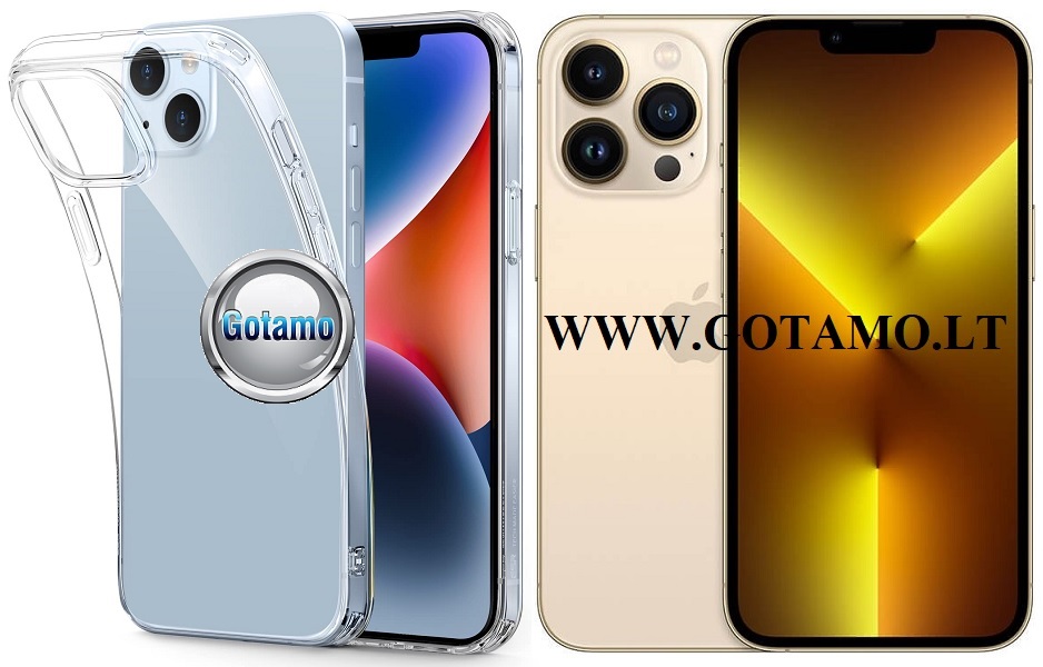 Skin silikoninis deklas 1mm storio Apple iPhone 13 pro