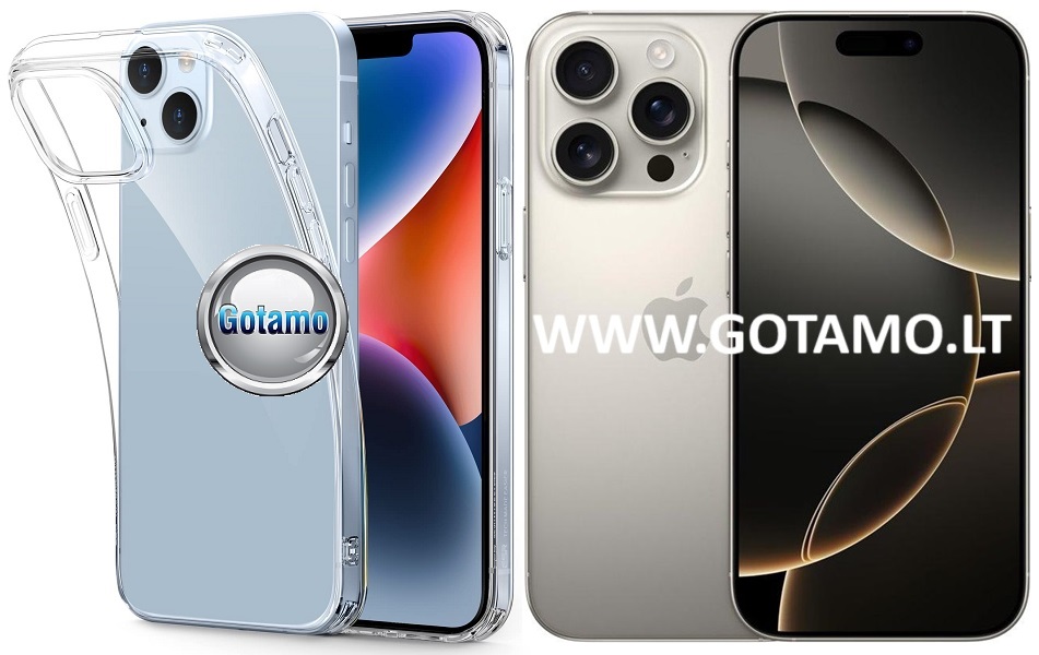 Skin silikoninis deklas 1mm storio Apple iPhone 16 pro