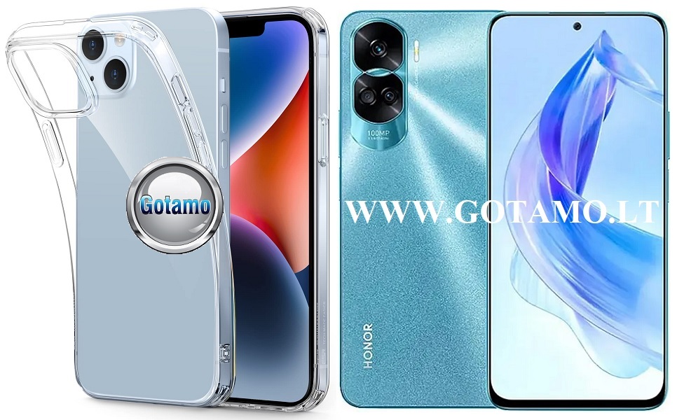 Skin silikoninis dėklas 1MM storio Honor 90 Lite