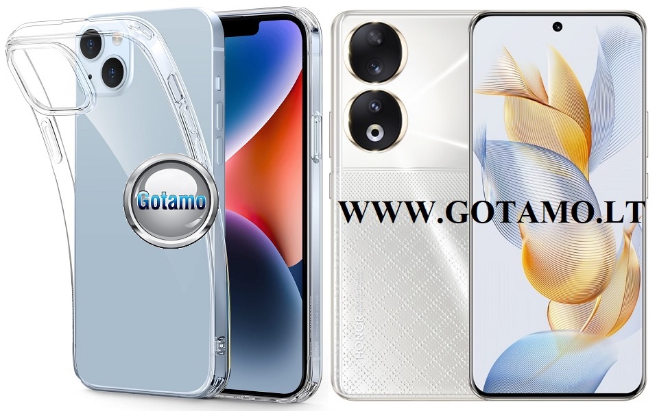 Skin silikoninis dėklas 1MM storio Honor 90