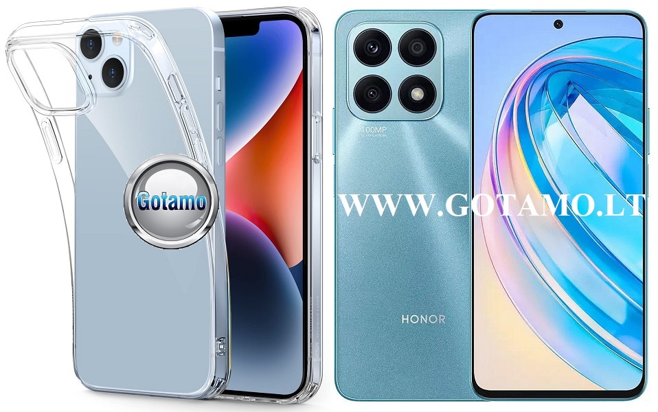 Skin silikoninis dėklas 1MM storio Honor X8a