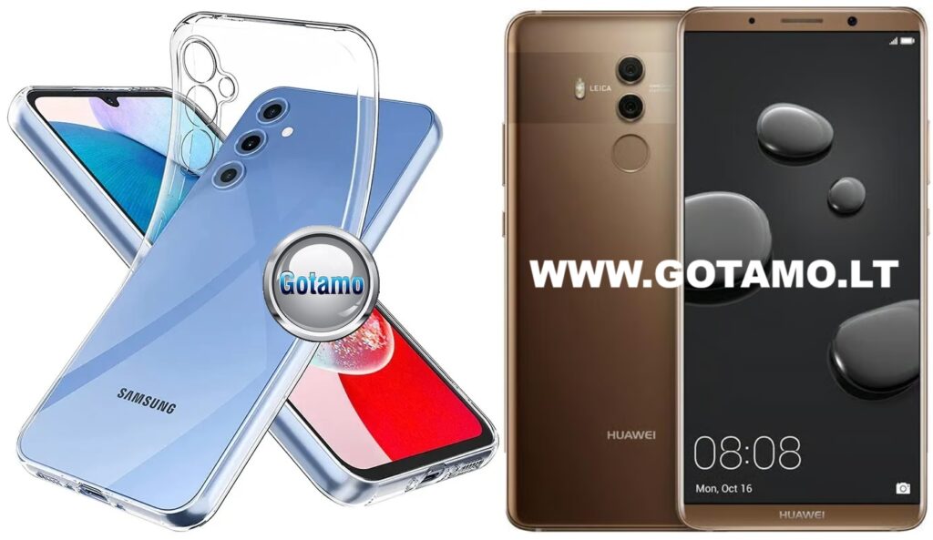 Skin silikoninis dėklas 1MM storio Huawei Mate 10 Pro