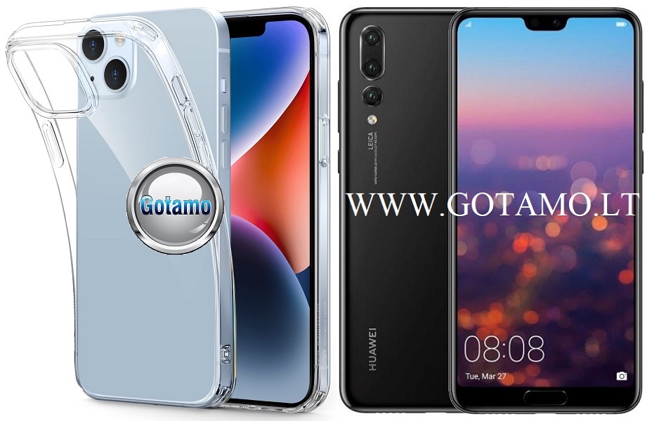 Skin silikoninis dėklas 1MM storio Huawei P20 Pro