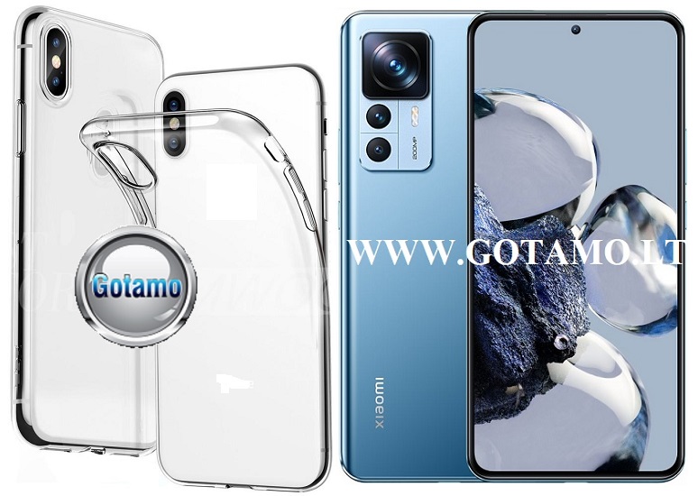 Skin silikoninis dėklas 1MM storio Xiaomi 12T, Xiaomi 12T Pro telefonams