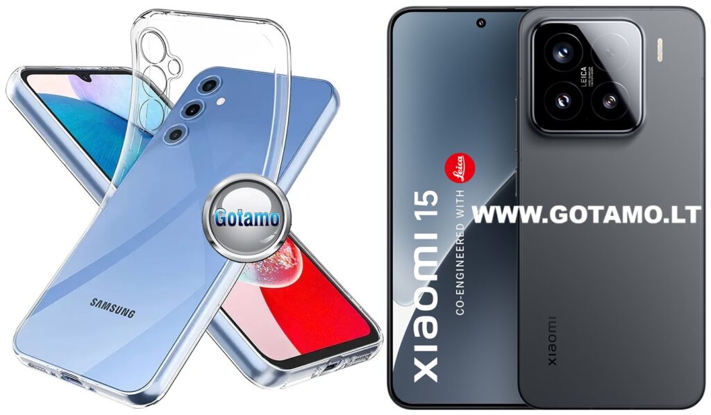 Skin silikoninis dėklas 1MM storio Xiaomi 15 telefonui