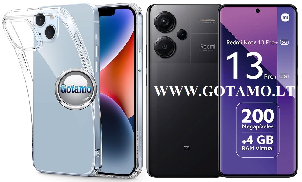 Skin silikoninis dėklas 1MM storio Xiaomi Redmi Note 13 Pro Plus telefonui